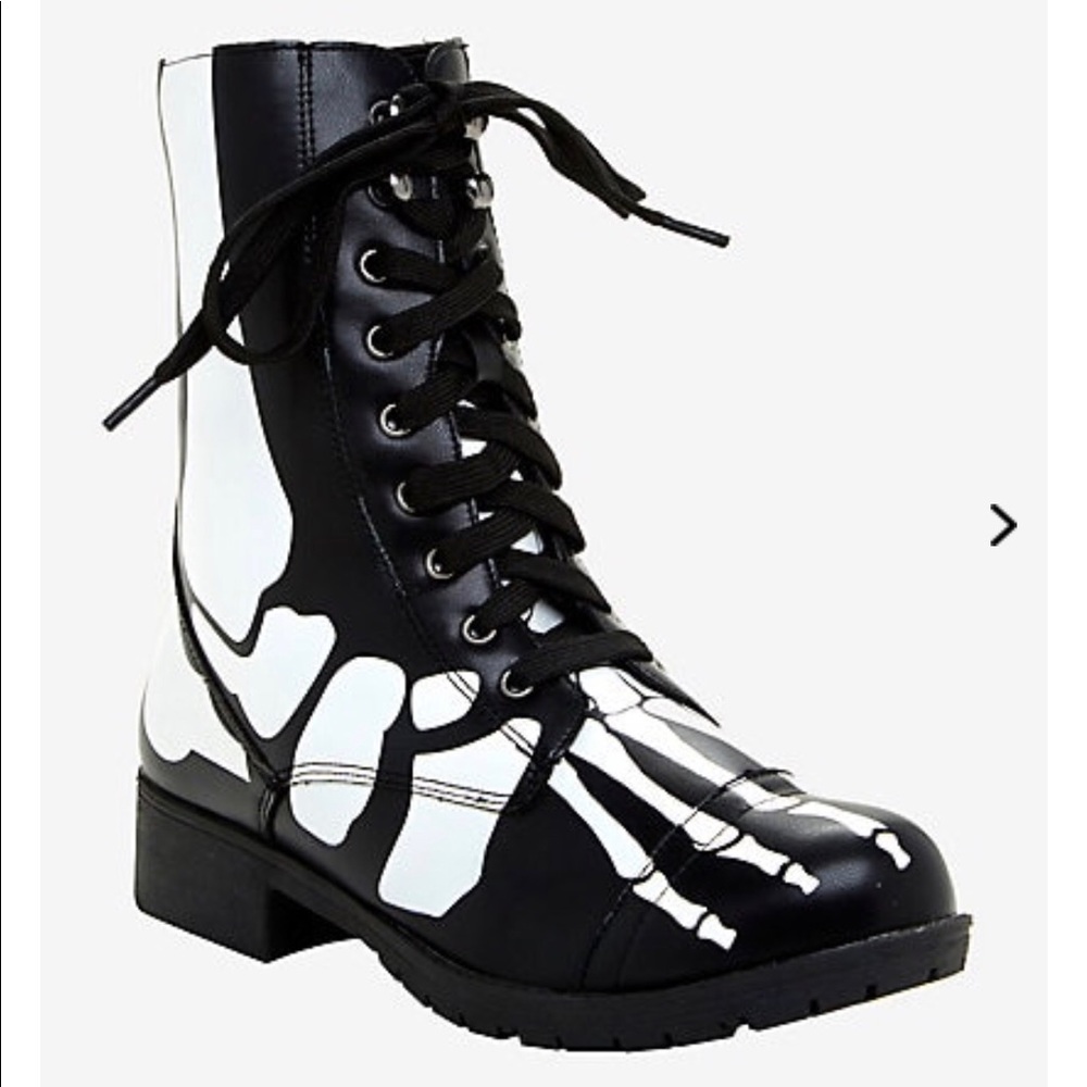 Skeleton Combat Boots